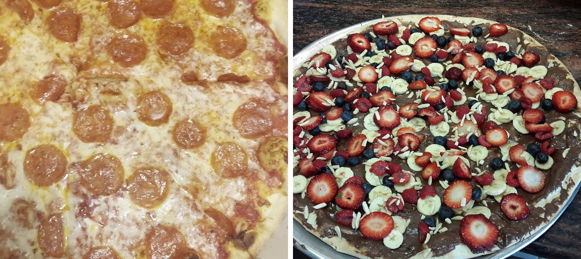 Frank's Pizza Menu
