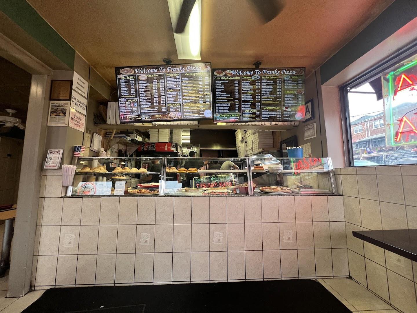 Frank's Pizza Menu image 4